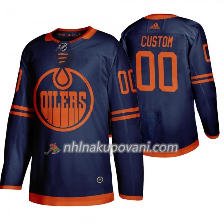 Edmonton Oilers Dresy med eget tryck Adidas 2019-2020 Modrý Authentic - Pánské Edmonton Oilers Dresy med eget tryck Adidas 2019-2020 Modrý Authentic - Pánské